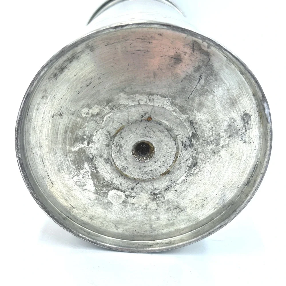 Vintage White Mountain Ice Cream Maker Canister Dasher Lid 4 Qt 4-38ALU3 Silver